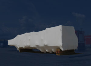 Industrial Shrink Wrapped equipment by Cratex Industries